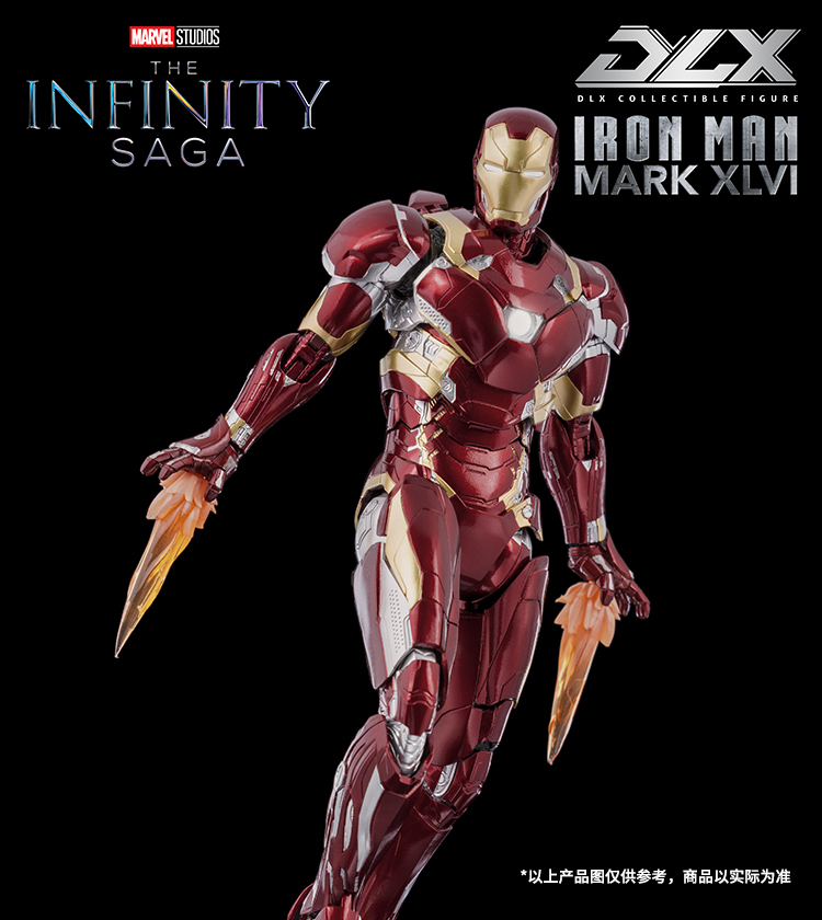 threezero dlx 钢铁侠 mark 46